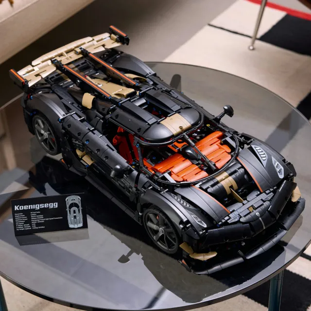 【LEGO 樂高】科技系列 42232 Koenigsegg Sadair’s Spear 巔峰超跑(科尼賽克 跑車模型 禮物 玩具)