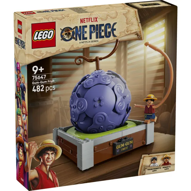【LEGO 樂高】航海王系列 75647 橡膠果實(魯夫 Netflix 影集 禮物 玩具)