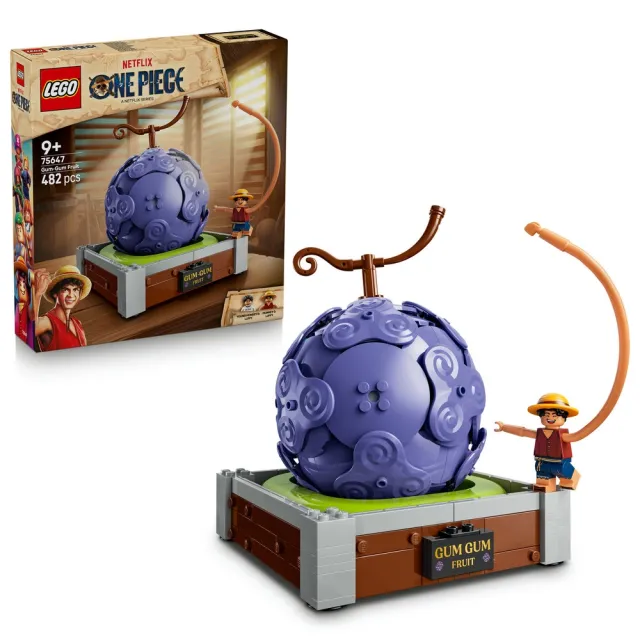 【LEGO 樂高】航海王系列 75647 橡膠果實(魯夫 Netflix 影集 禮物 玩具)
