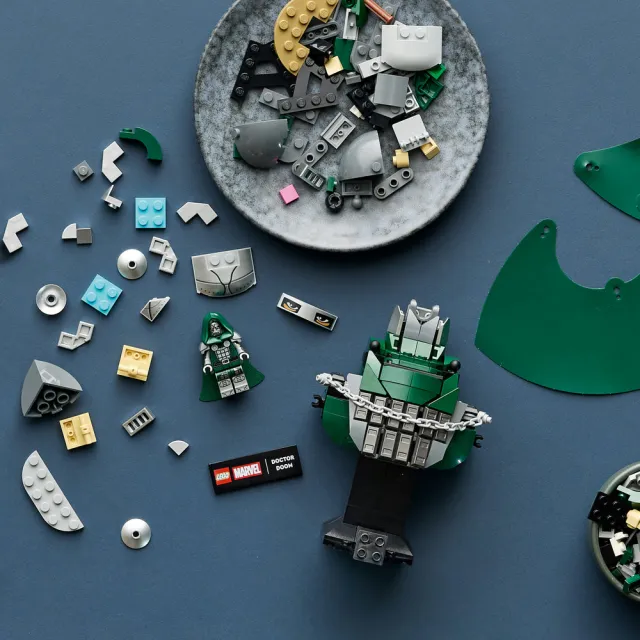 【LEGO 樂高】漫威超級英雄系列 76345 末日博士胸像(漫威 居家擺設 禮物 玩具)