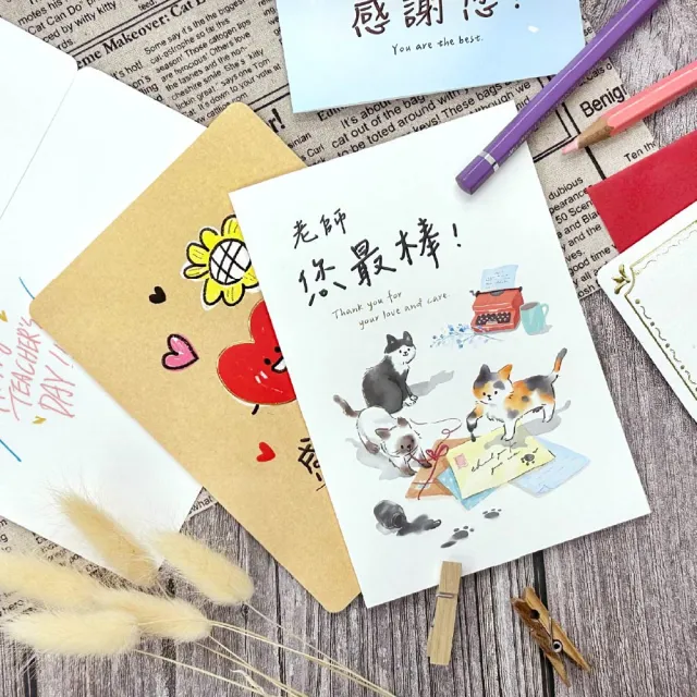 【SEASON 四季紙品禮品】25K謝師卡 教師節 教師卡  TKP2506-73~78