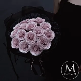 【Floral M】極致浪漫大型香水玫瑰花束 (情人節花束/告白禮物/求婚花束/鮮花花禮/香水花束/生日花束)