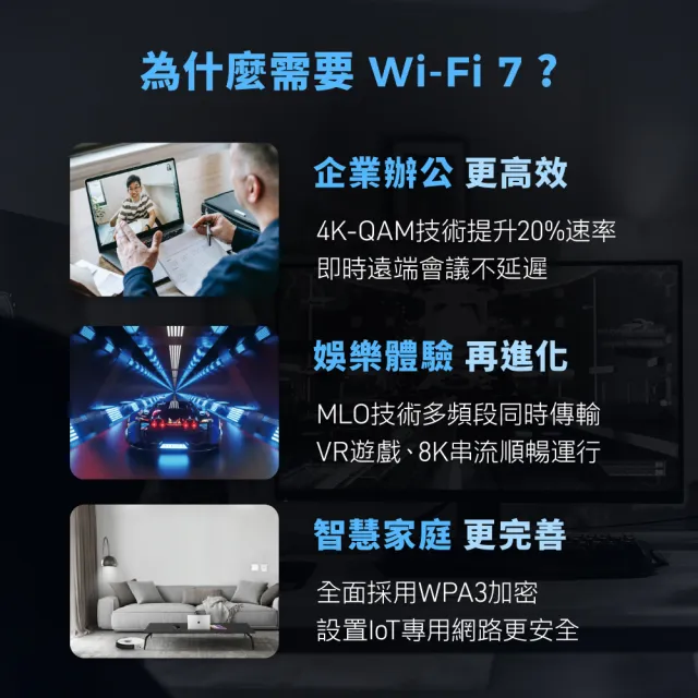 【TP-Link】WiFi 7 BE3600 雙頻 2.5G 電競 無線路由器 分享器(支援EasyMesh/遊戲加速/Archer GE230)