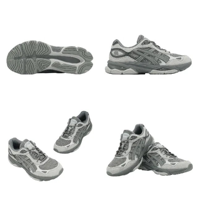【asics 亞瑟士】休閒鞋 GEL-NYC 2.0 男鞋 灰 復古 回彈 亞瑟膠 1203B080020