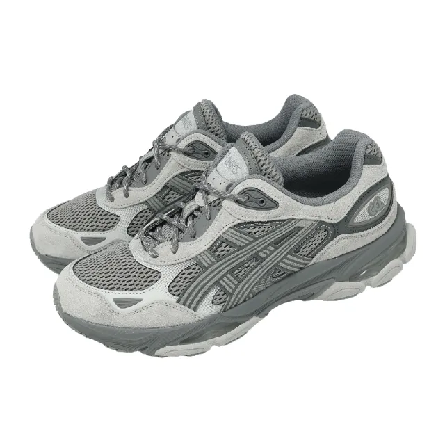 【asics 亞瑟士】休閒鞋 GEL-NYC 2.0 男鞋 灰 復古 回彈 亞瑟膠 1203B080020