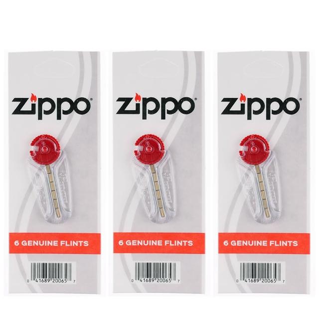 【Zippo】原廠打火石-3組優惠組合(一組6粒裝)