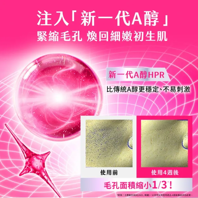 【AHC】醫美科研超光微晶新一代A醇微導針精華30ml(右旋B5/A醇/穀胱甘肽/縮毛孔/煥膚/微導針粉瓶)