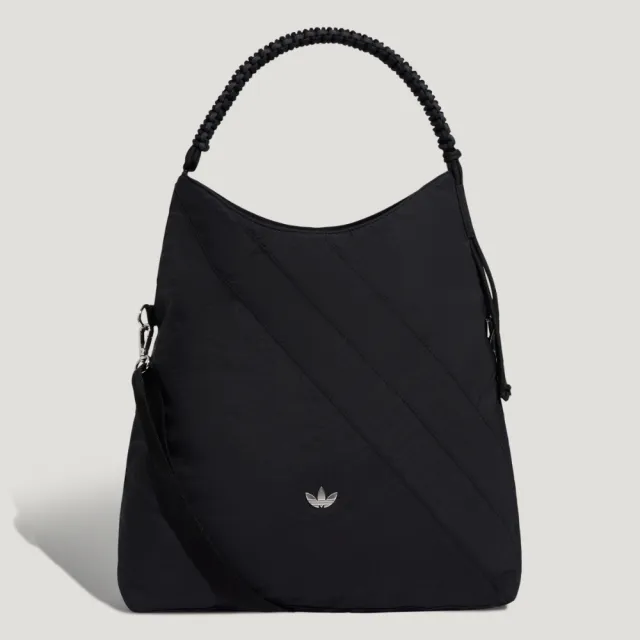 【adidas 愛迪達】DAILY TO GO 斜背包 LD6382 ORIGINALS編織提把肩背包 黑色