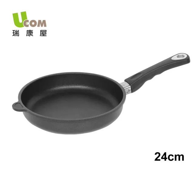 【UCOM 瑞康屋】德國黑魔法不沾鍋-平底鍋24cm(無蓋)