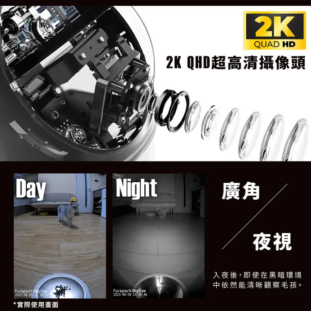 【Furspark】大眼睛 AI仿生智能寵物餵食器 飼料機 餵食機(錄影回放 內含64G記憶卡  AI自動監控 隱私保護)