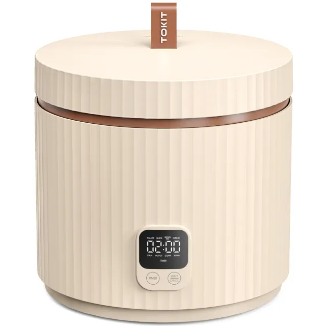 【TOKIT】拍拍電子鍋Pro 1.5L (2人份電鍋 首創拍蓋即煮 彈蓋即食 時尚設計 不佔空間 小米生態鏈品牌)
