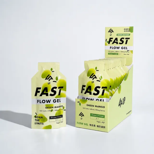 【UP Sports】UP FAST FLOW 果膠-芒果青風味 45g*10包
