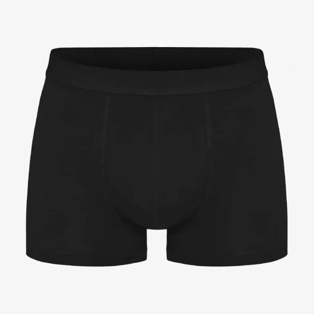 【Bread & Boxers】三件禮盒組｜有機棉低腰短版內褲 - 黑 內褲 男內褲 四角褲 素色 禮盒 送禮 情人節