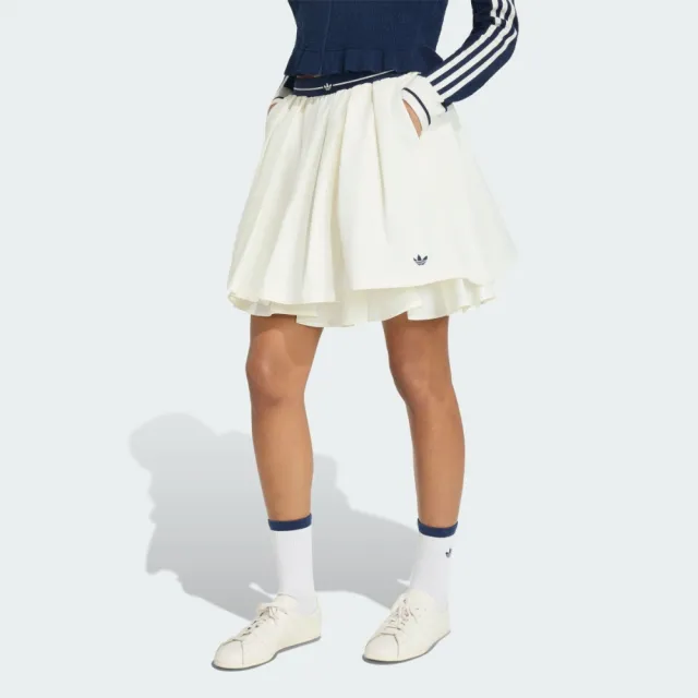 【adidas 愛迪達】運動 休閒 短裙 女裙 SPORTS SKIRT (KX6886)