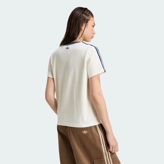 【adidas 愛迪達】運動 休閒 短袖 T恤 女上衣 SPORTS TEE SS W(KX6887)