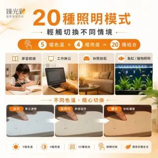 【臻光彩】小太陽護眼LED觸控檯燈.支援無線充電(德國護眼檯燈/抗藍光檯燈/Ra95 / 網美級檯燈)