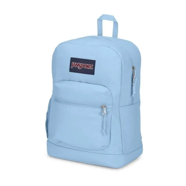 【JANSPORT】雙11 CROSS TOWN PLUS後背包 - 粉嫩藍