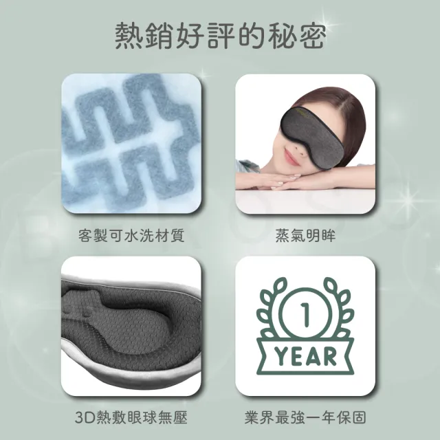 【Beroso 倍麗森】4D恆溫式立體熱敷眼罩-櫻花粉(蒸氣眼罩 遮光眼罩 睡眠眼罩 情人節禮物)