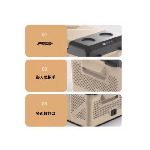 Alpicool冰虎-冰虎移動冰箱 限量款沙色質感KM15(露營 車露 車泊 野露)總代理公司貨