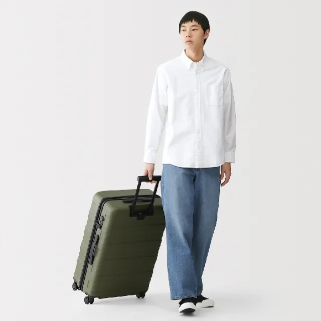 【MUJI 無印良品】四輪硬殼止滑拉桿箱75L(共6色)