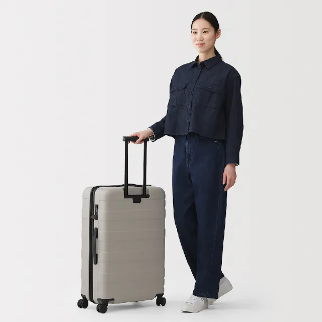 【MUJI 無印良品】四輪硬殼止滑拉桿箱75L(共6色)