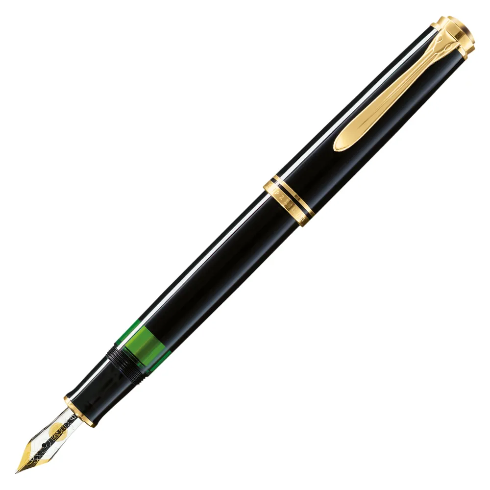 【Pelikan】百利金 M400 黑色鋼筆(送原廠4001大瓶裝墨水)