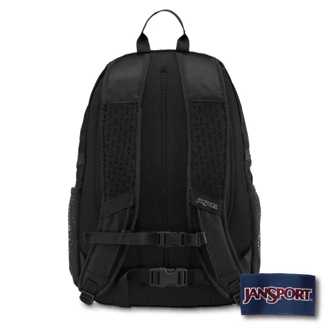 【JANSPORT】雙11 AGAVE 戶外系列後背包(經典黑)