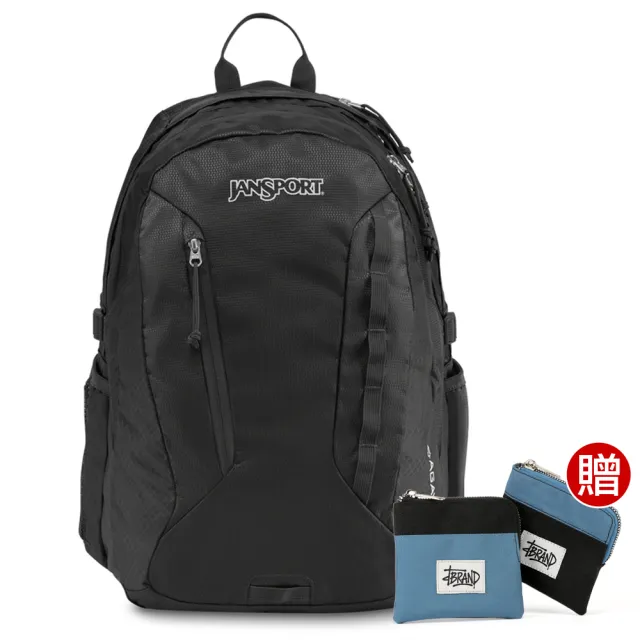 【JANSPORT】AGAVE 戶外系列後背包(經典黑)
