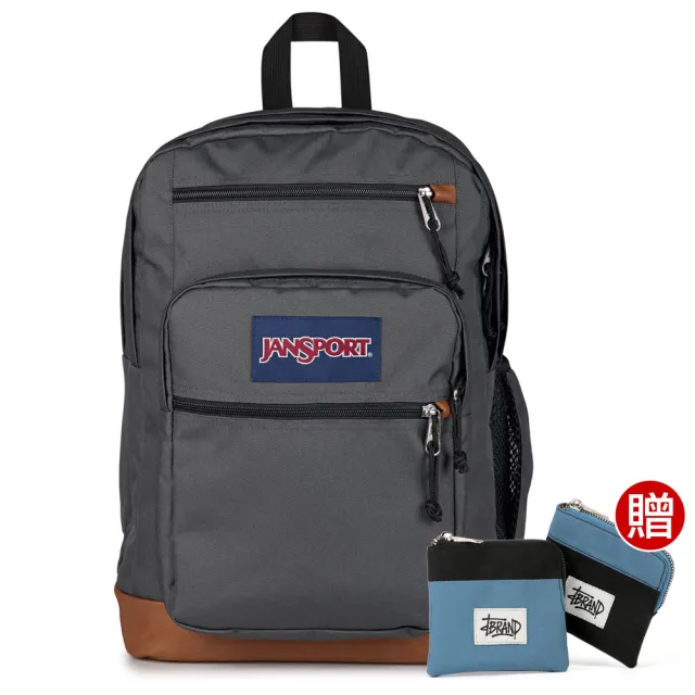 【JANSPORT】雙11 COOL STUDENT 校園系列後背包(煙燻灰)