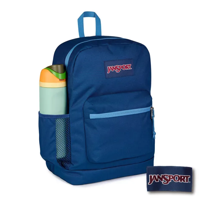 【JANSPORT】雙11 CROSS TOWN PLUS 校園系列後背包(活力藍)