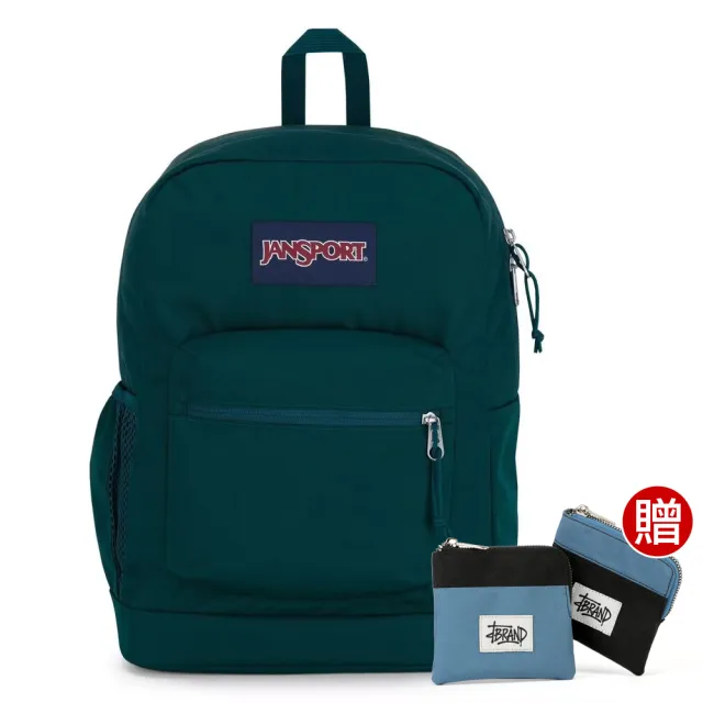 【JANSPORT】雙11 CROSS TOWN PLUS 校園系列後背包(杜松綠)
