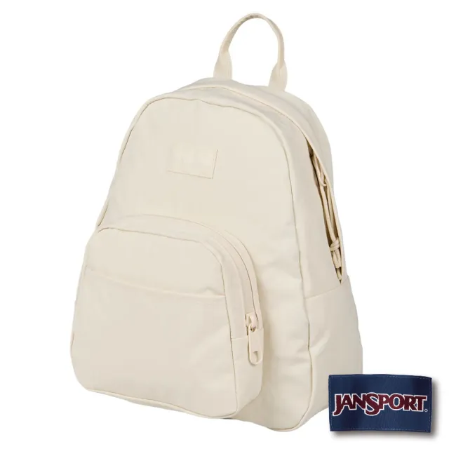 【JANSPORT】雙11 HALF PINT FX 校園系列小款後背包(銀灰白)