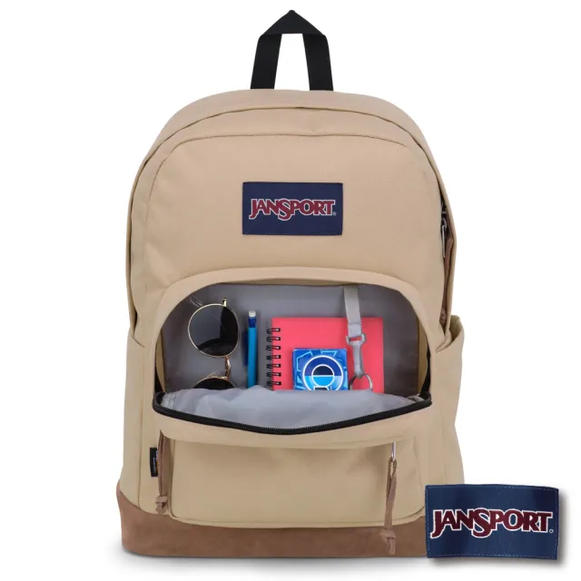 【JANSPORT】雙11 RIGHT PACK 校園系列後背包(米灰石)