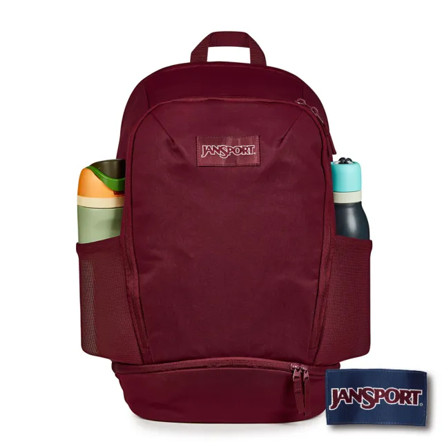 【JANSPORT】雙11 SERENITY PACK 都會系列後背包(櫻桃紅)
