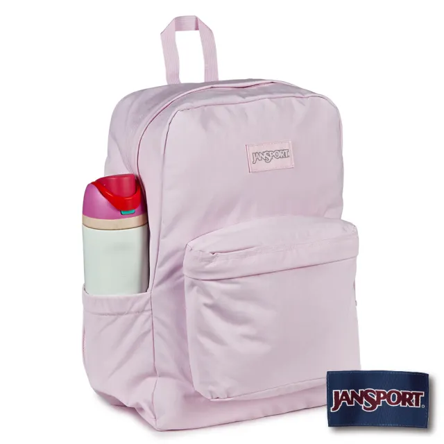 【JANSPORT】雙11 SUPERBREAK PLUS FX 校園系列後背包(冰晶粉)