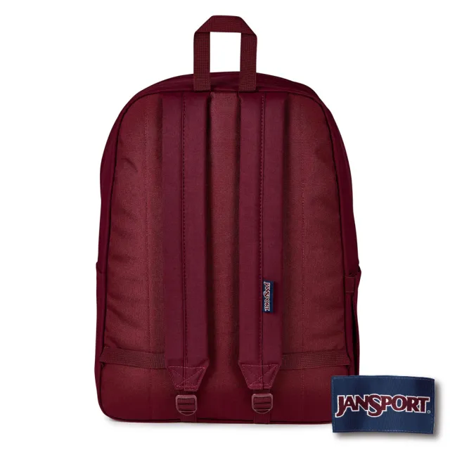 【JANSPORT】雙11 SUPERBREAK PLUS FX 校園系列後背包(櫻桃紅)