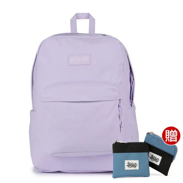 【JANSPORT】SUPERBREAK PLUS FX 校園系列後背包(柔和紫)