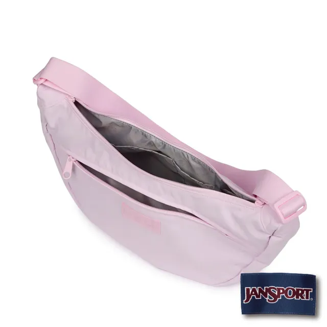 【JANSPORT】雙11 UNPHASED CROSSBODY LARGE 校園系列斜背包(冰晶粉)