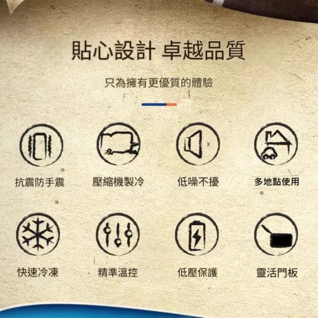 【Alpicool】冰虎 50公升 單槽行動冰箱 車用移動冰箱 露營 壓縮機 冷藏冷凍 軍綠通路限定 總代理公司貨