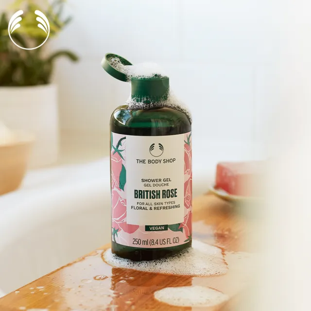 【THE BODY SHOP 美體小舖】玫瑰優雅禮盒組(EDT香水100ml+沐浴膠250ml)