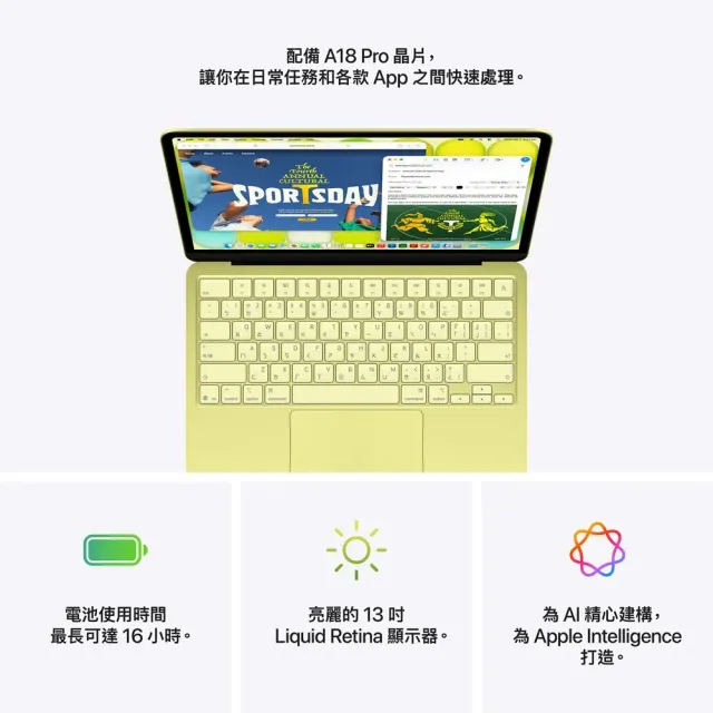 【Apple】BTS視界包(27型4K螢幕)★MacBook Neo 13吋 A18 Pro 6核心CPU/5核心GPU/8G/256G SSD