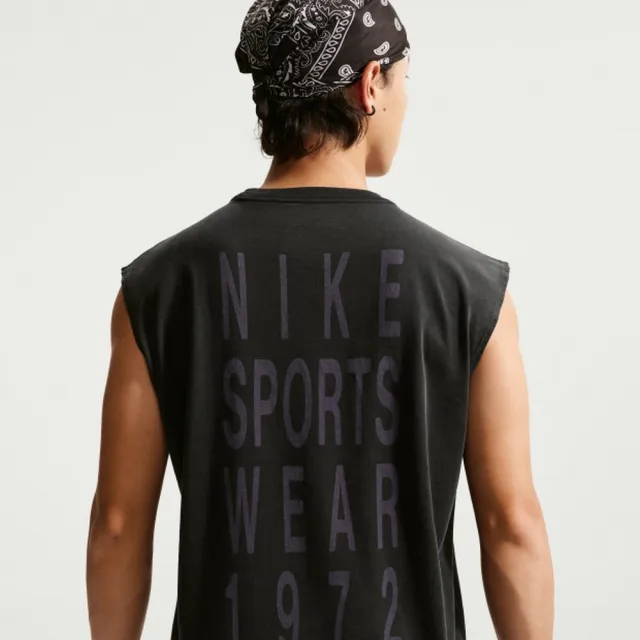 【NIKE 耐吉】短袖上衣 男 AS M NSW TEE LSE SLVLS WASH 運動 休閒 黑色 (IM3820010)