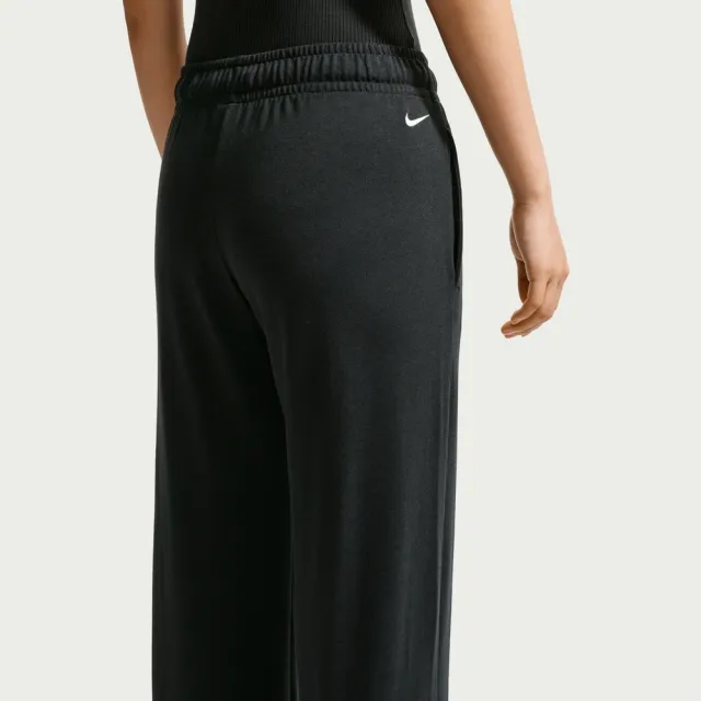 【NIKE 耐吉】長褲 女 AS W NSW MR PANT WIDE 運動 休閒 黑色 (IW1386010)