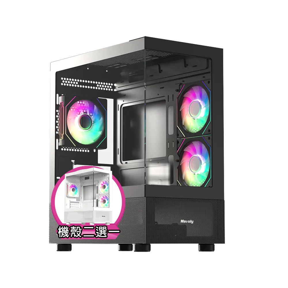【NVIDIA】R7八核GeForce RTX 5060{尤彌爾K19C}電競電腦(R7 9700X/華碩B650/32G D5/1TB/WIFI)