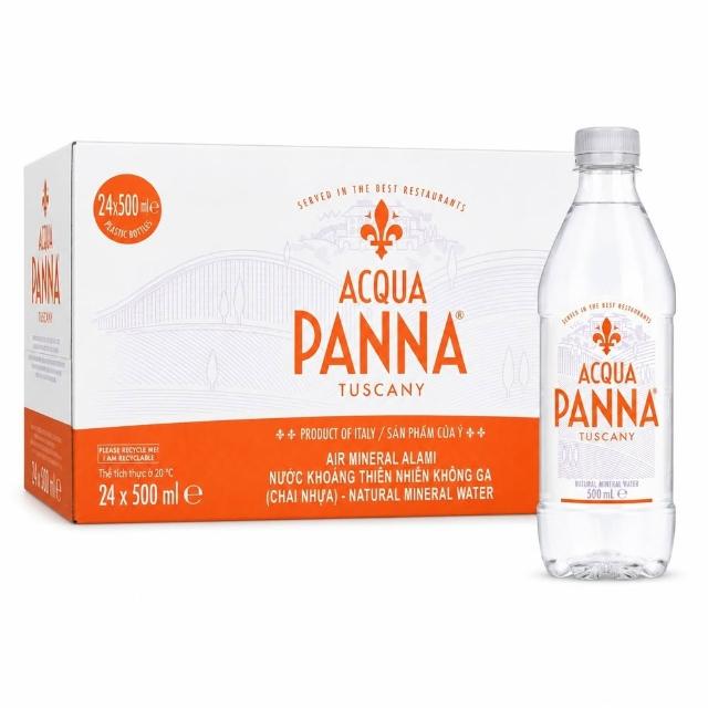 【Acqua Panna 普娜】即期良品 天然礦泉水PET瓶 500mlx24入/箱