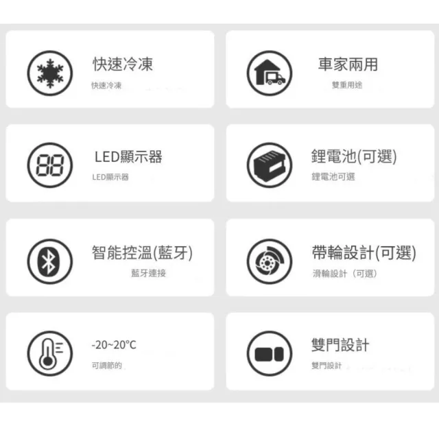 【Alpicool】冰虎 55公升 雙槽雙溫控行動冰箱 車用 露營 壓縮機 冷藏冷凍 拉桿滾輪 TAW55 總代理公司貨