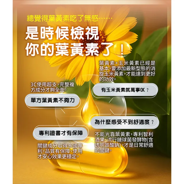 【台塑生醫醫之方】成人金盞花葉黃素PLUS複方膠囊x2盒(共120粒-李李仁代言-游離型葉黃素.多國專利)