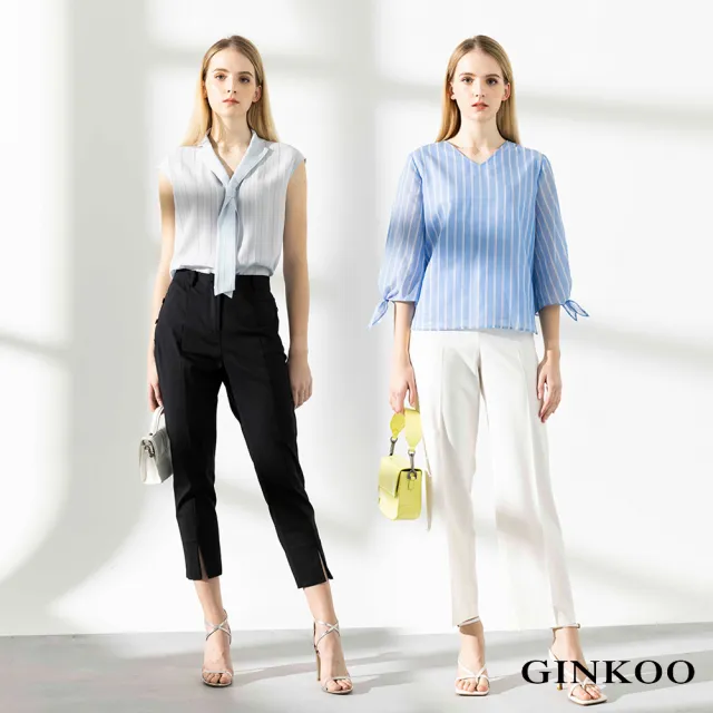 【GINKOO 俊克】多款百搭休閒長褲