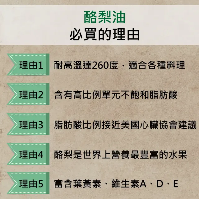 Vita美國原裝進口酪梨油 1000mlx3瓶 玻璃瓶裝(適合各式料理方式)