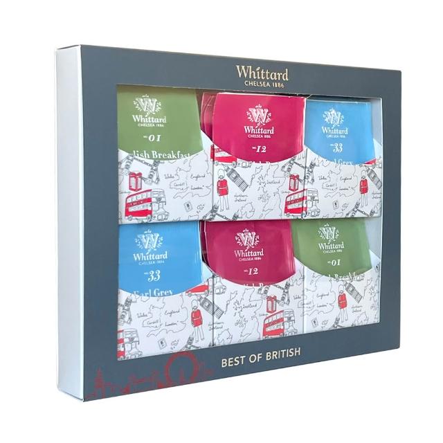 【Whittard】英倫風情綜合茶包禮盒-30入(附品牌提袋)